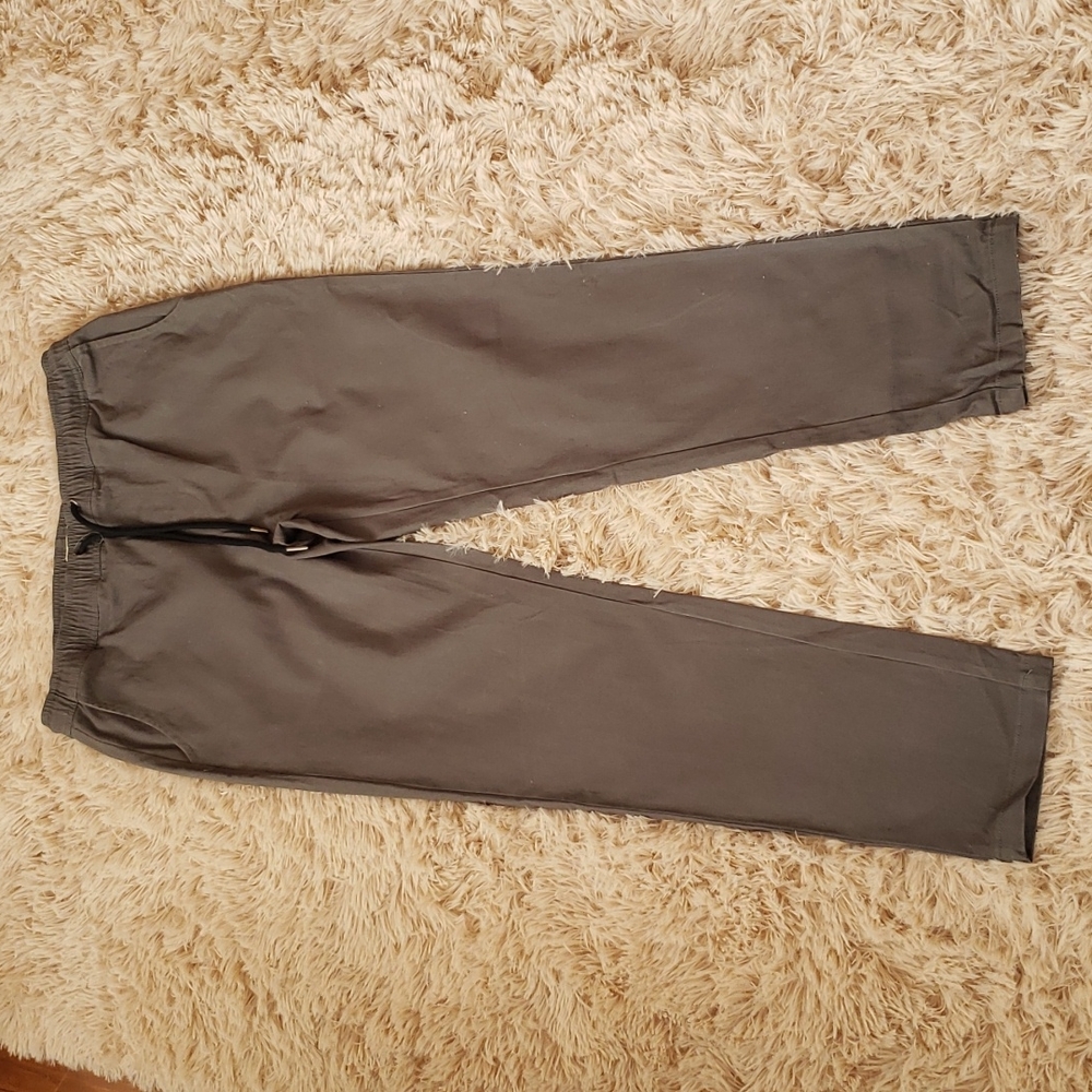 Mens relaxed drawwaist chinos medium, olive green
